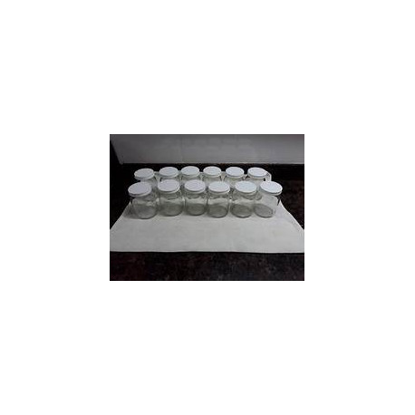 JUEGO 12 FRASCOS VIDRIO FRACCION DESTILADO