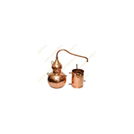 ALAMBIQUE DESTILACION COBRE 1 L